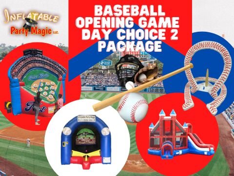 Baseball Opening Game Day Choice 2 Party Package