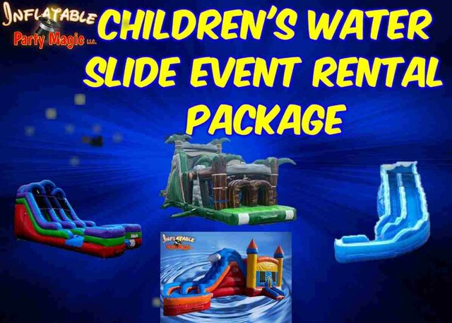 Childrens Water Slide Event Rental Package 