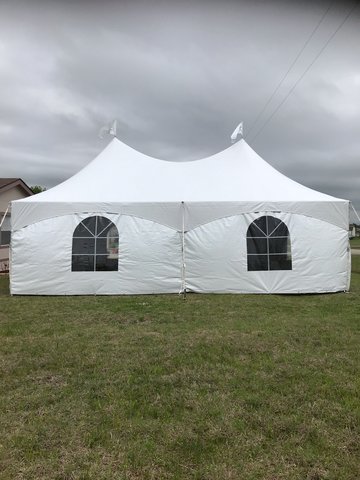 20 X 40 Tent with Side walls Inflatable Party Magic DFW Texas