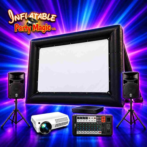 Inflatable Movie Screen Backyard Rental
