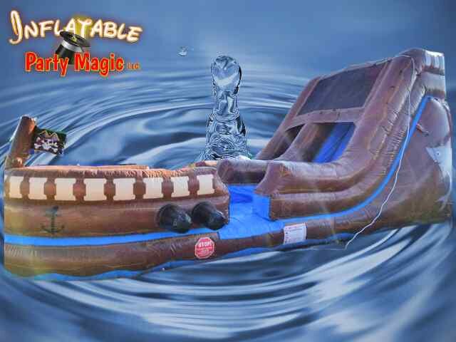 15' Ahoy Mate Pirate Ship Waterslide