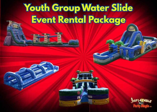  Youth Group Water Slide Event Rental Package 