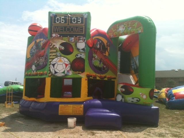 All Sports 5n1 Bounce House Combo Waterslide