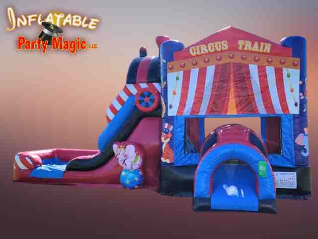 Circus Bounce House Combo dry use