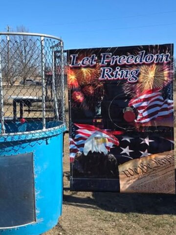 Let Freedom Ring Dunk Tank Banner Only
