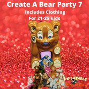 Bear Party Package 7 includes clothing- 21- 25 kids (or more)