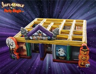 Haunted Halloween Adventure Inflatable Maze