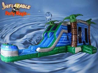 Hurricane 4n1 dual laned  Water Slide