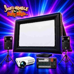 Inflatable Movie Screen Backyard Rental