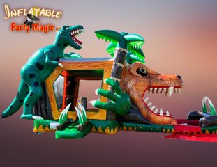 Jurassic Dinosaur Bounce House Combo Rental