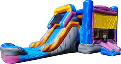 Mega Marble Mansion Bounce House Water Slide