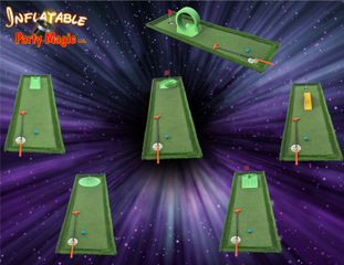 Portable Mini Golf 9 Hole Rental Texas