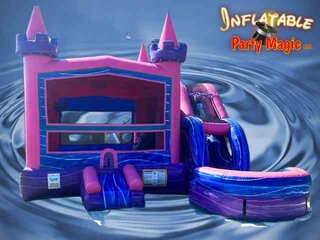 Queen Water Slide Bounce House