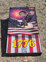  Patriotic Corn Hole Game  (bean bag toss)
