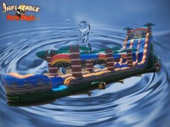 24 ft. Tall Tropical Oasis Water Slide Rentals