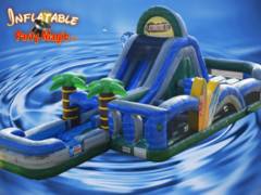 Tropical Water Obstacle Course