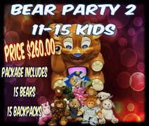 Bear Party Package 2- 11-15 kids