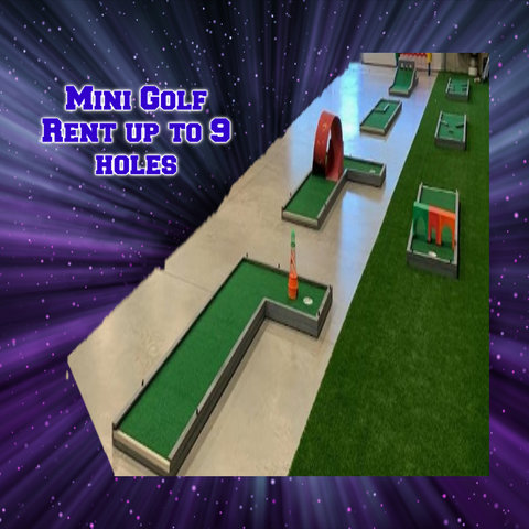 Portable Mini Golf Rental | inflatablepartymagictx.com Cleburne Tx