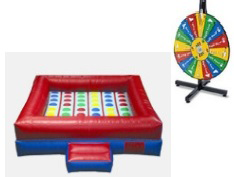 Twister Game with Giant Spinning Wheel