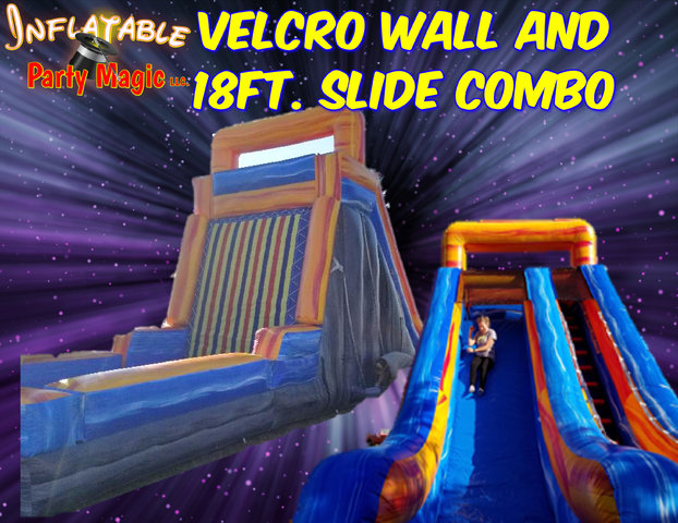 Velcro Wall and 18ft. Slide