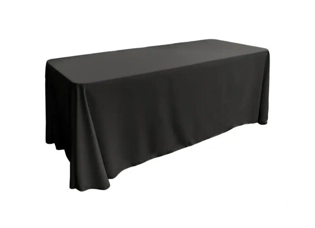 Standard Black rectangle table linen