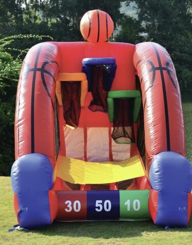 Inflatable 3 Hoop Basketball
