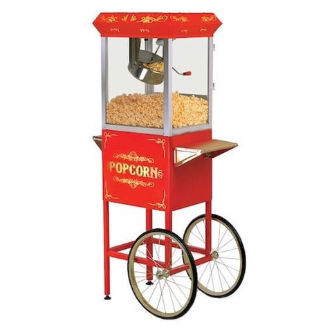 Popcorn Machine with cart 