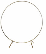 Gold Metal Round Arch Backdrop Stand