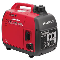 Generator with 1 Tank of Gas - Honda eu2000i