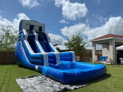 21' Blue Crush # 37Best for ages 6+  Space Needed 38' W x 13' D x 21' H