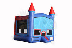 Blue & Red Castle w/ Basketball Hoops Inside #11Best for ages 3+ Space Needed 15 W x 15 D x 16 H