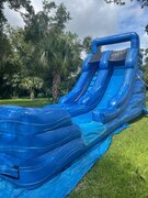 16' Blue Splash # 39Best for ages 6+  Space Needed 28' W x 13' D x 16' H