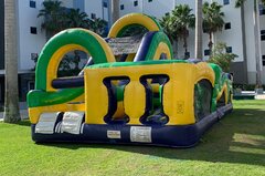 Rush Obstacle Course w/ double slide #24Best for ages 5+  Space Needed 32 W x 20 D x 18 H