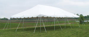 20x40 Weekender Frame Party Tent  White DELIVERY EXTRA