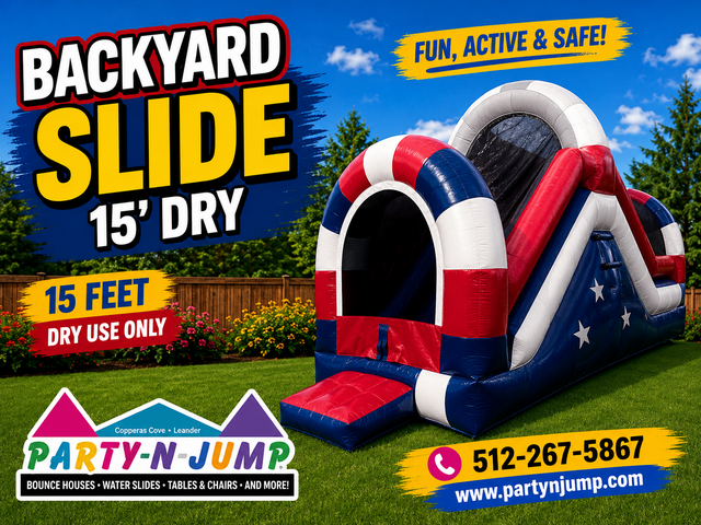 Backyard Slide 15' Dry 1B