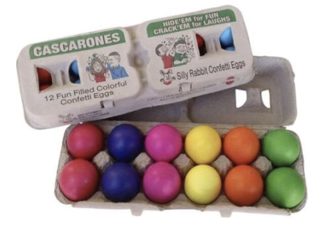 Confetti eggs one dozen 
