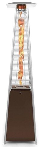 Patio Heater Glass Tube with 5 gal lpg