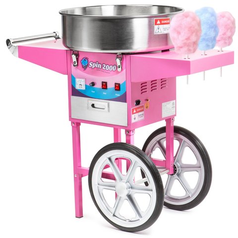 Cotton Candy Machine on Cart w/70 servings