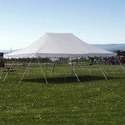 Canopy 20x30 GRASS ONLY DELIVERY ONLY Stand   up room for 120, Chairs  for Approx 50-75