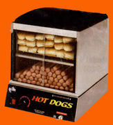 Hot Dog Steamer-only with Sliding Doors