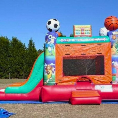 3-1 Sports waterslide with attachable pool