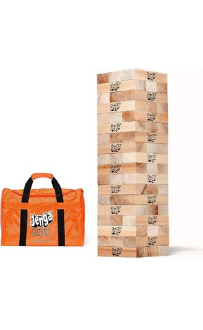 Jenga Giant - Hardwood Blocks - Stacks to Over 5 feet - 