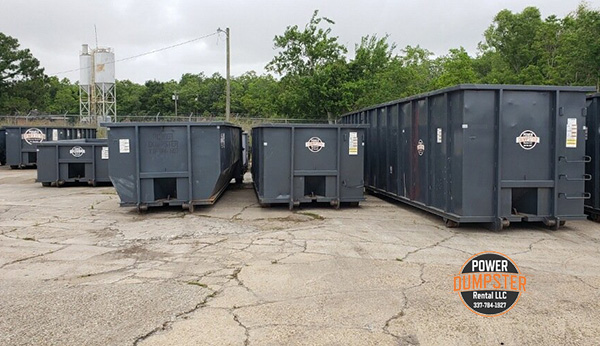 Driveway-Friendly Roll Off Dumpster Eunice LA Residents Use for Yard Debris