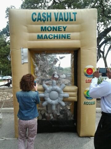 Cash Vault Inflatable Money Machine- PPP