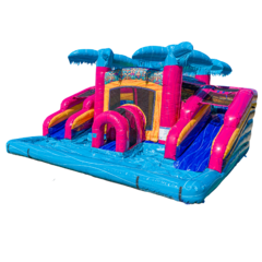 Bayou Luau Bounce House with Slide