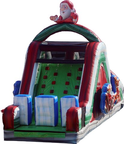 30' Christmas Rock Climb Slide