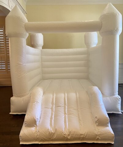 White Toddler Bounce House