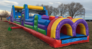 100' Colorful Obstacle Course