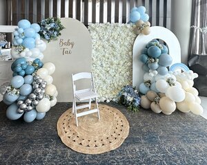 Flower Wall Balloon Backdrop