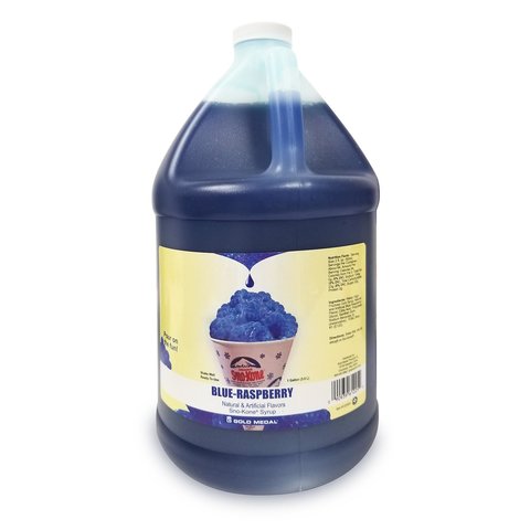 Snow Cone Syrup Blue Raspberry-Gallon